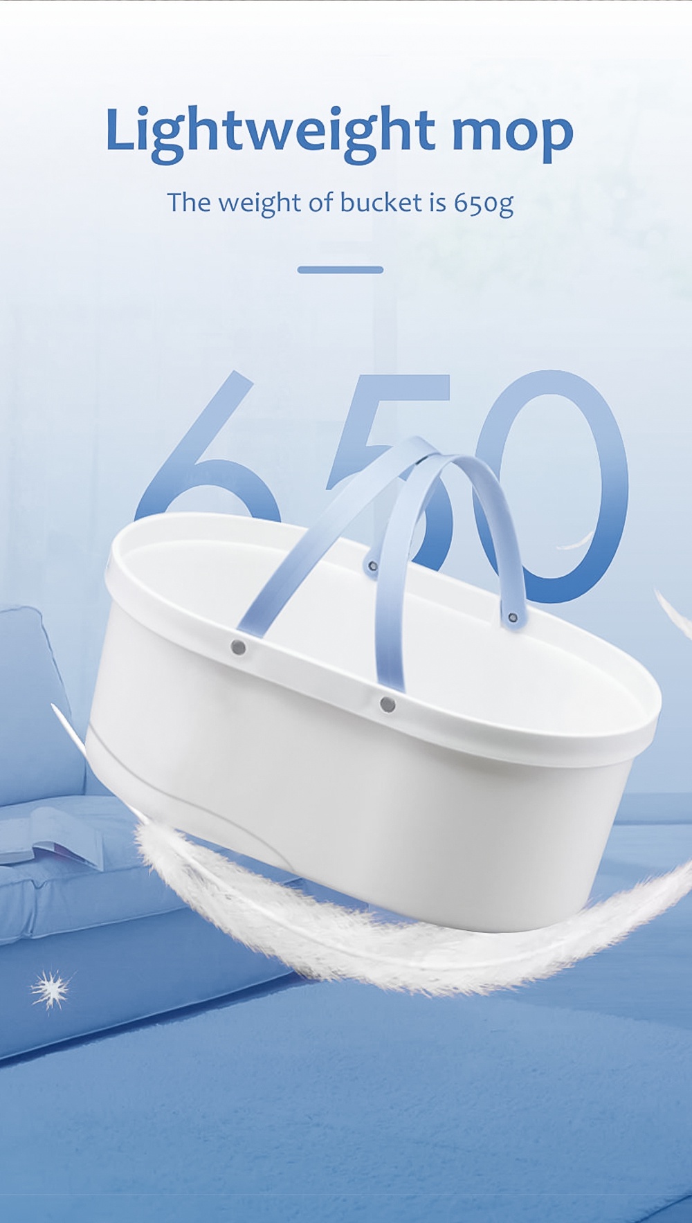 Farcent Flat Spin Mop-4